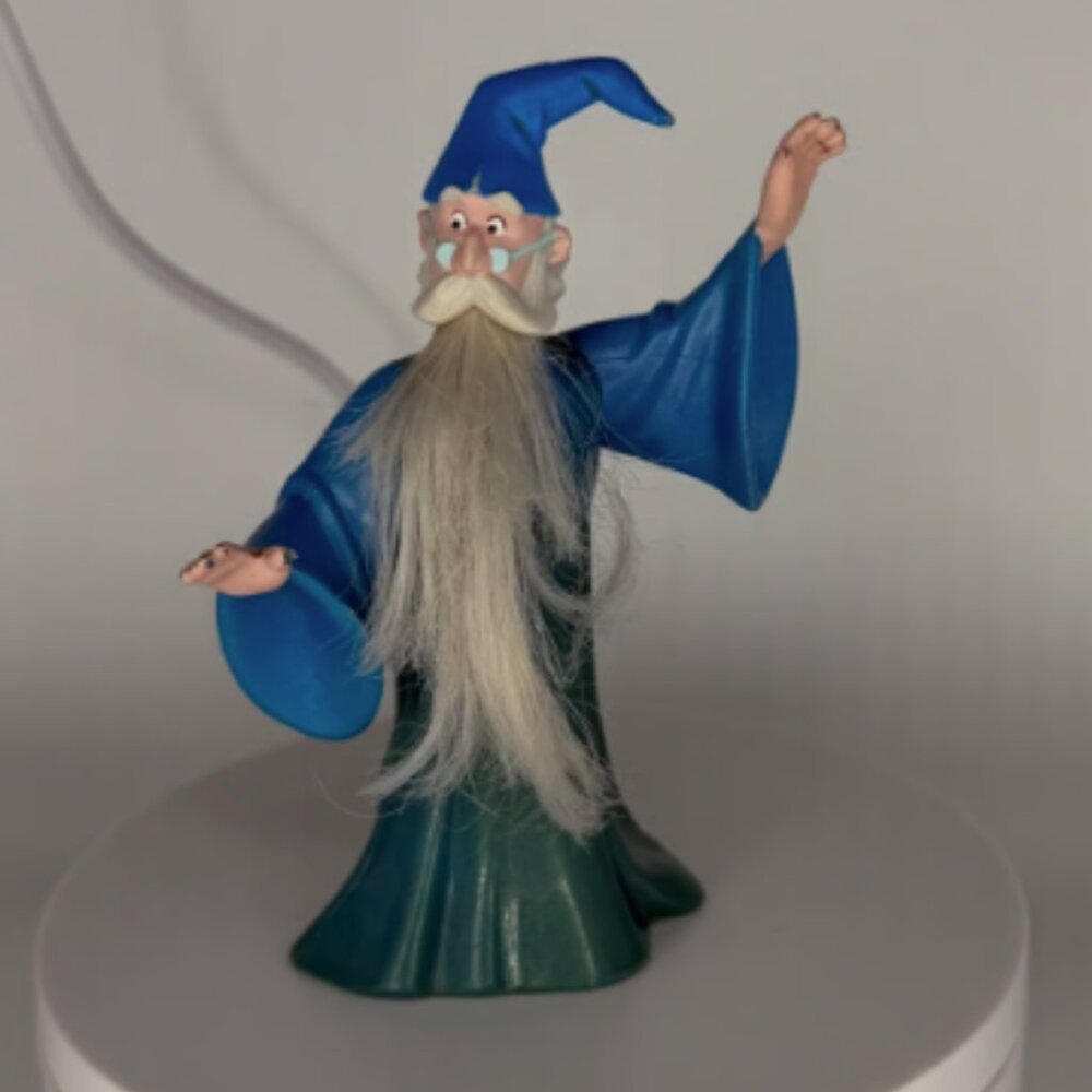 Disney’s Merlin Figure The Sword in the Stone 1990s Vintage McDonald’s Collector